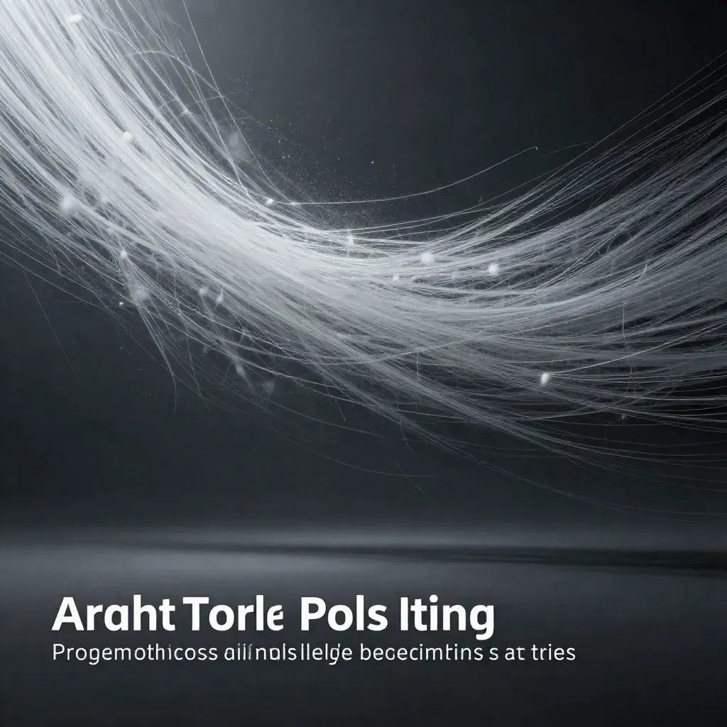 Silver light filaments converge into a soft bloom in dark graphite space.